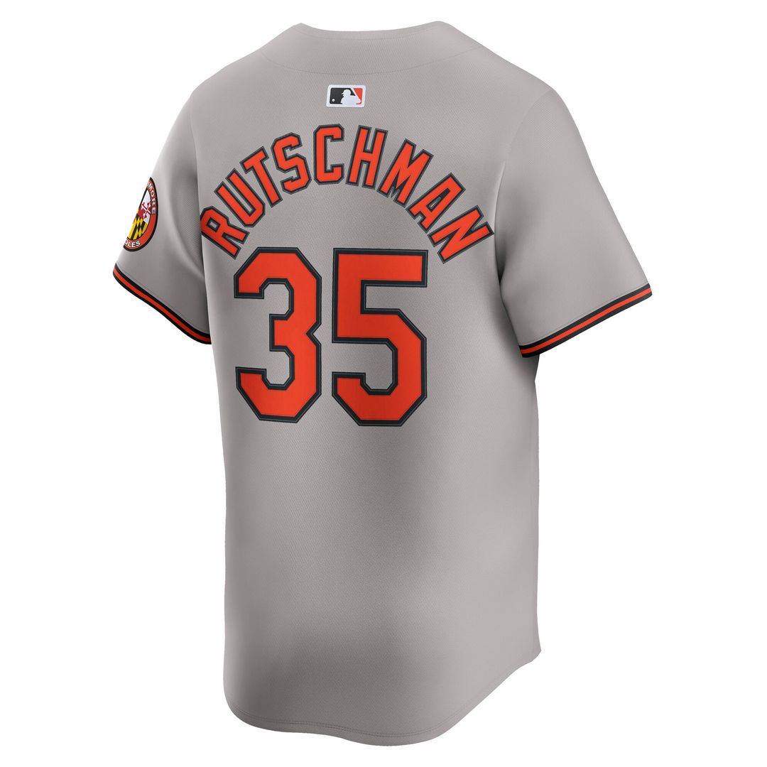 Baltimore Orioles Adley Rutschman Nike Road Limited Player Jersey - Gray MLB Team Jersey Baseball Fan Apparel