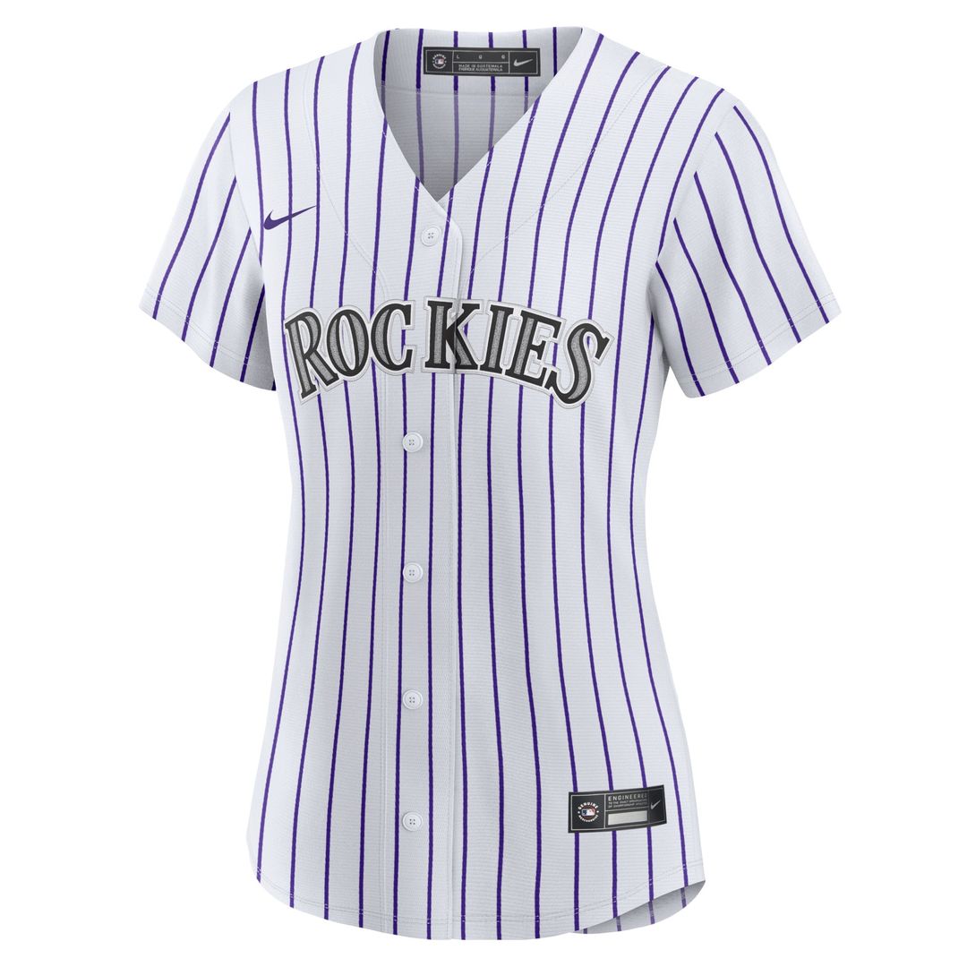 Colorado Rockies Charlie Blackmon Nike Women's Home Replica Player Jersey - White MLB Team Jersey Baseball Fan Apparel