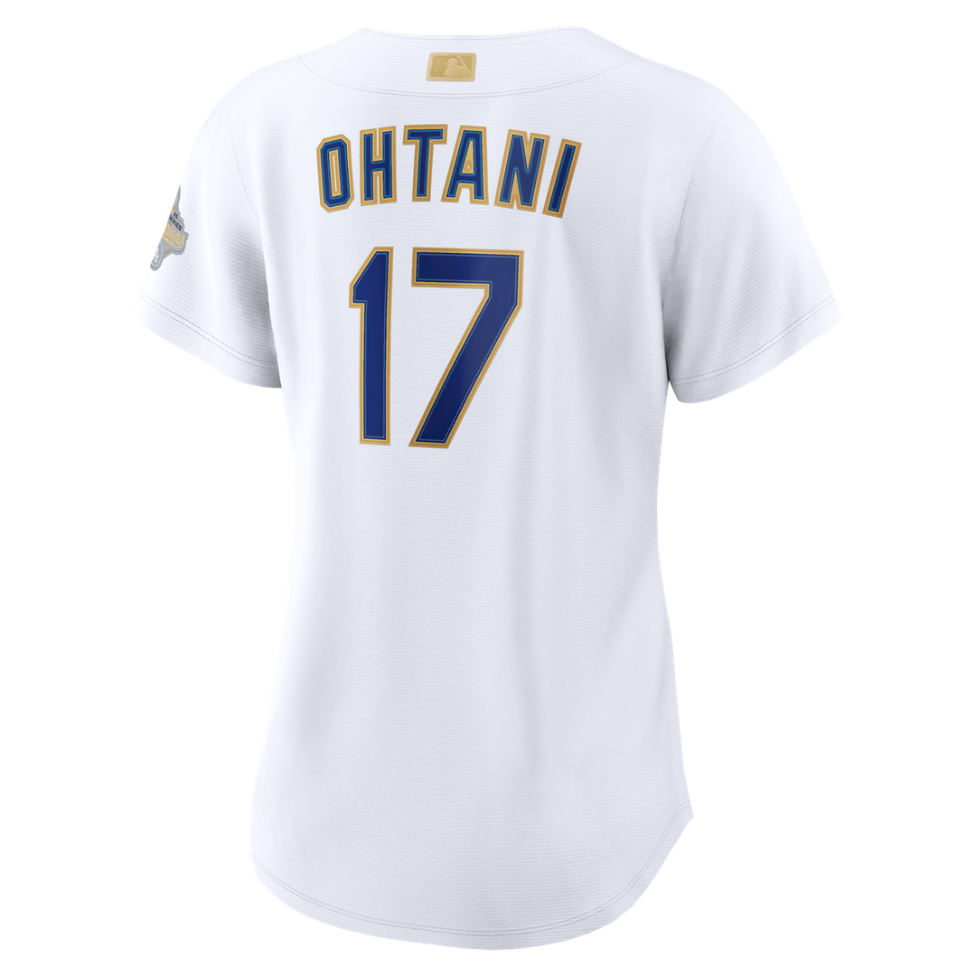 Los Angeles Dodgers Shohei Ohtani Nike Women's 2026 Gold Collection Stadium Jersey - White MLB Team Jersey Baseball Fan Apparel