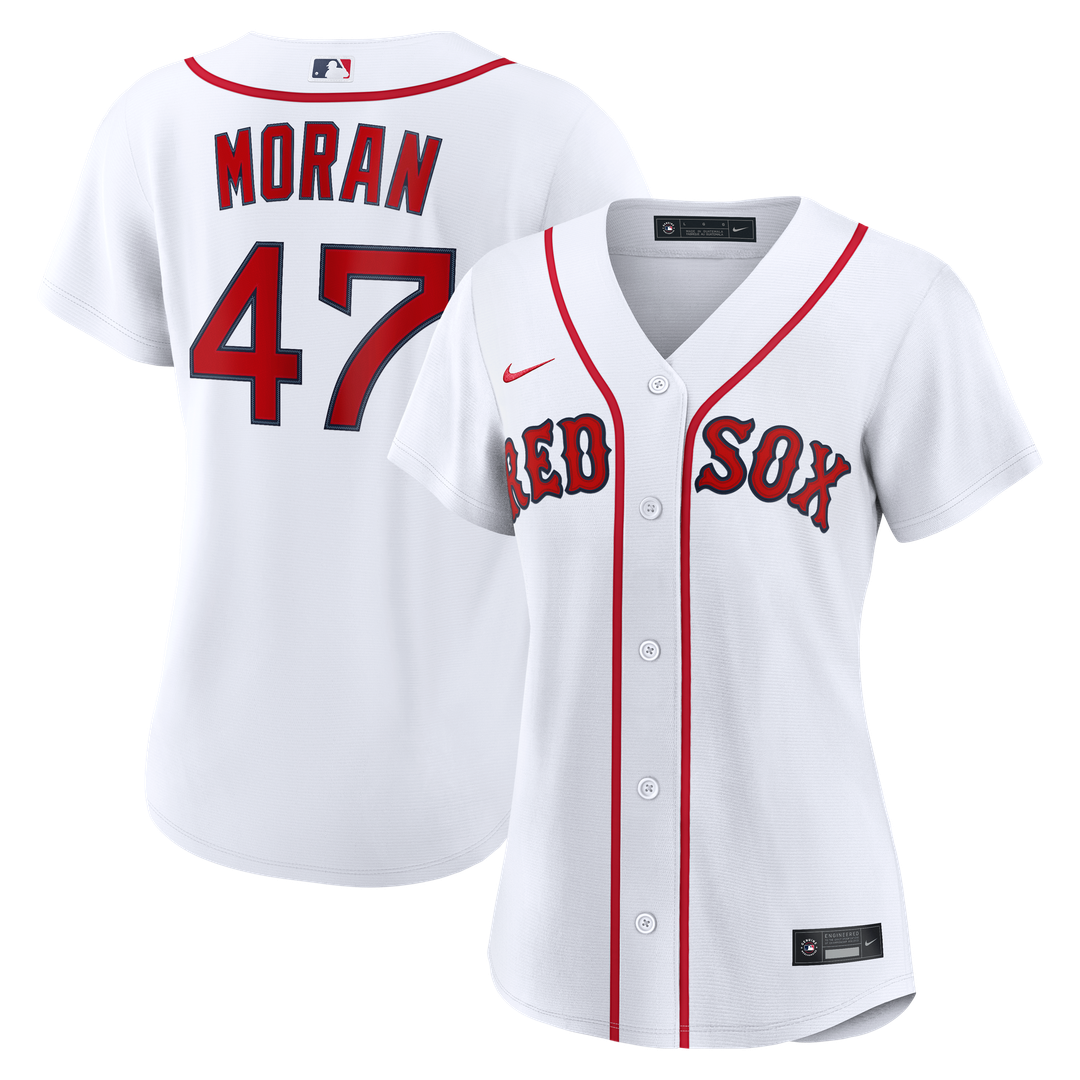 Boston Red Sox Jovani Moran Nike Women's Home Replica Jersey - White MLB Team Jersey Baseball Fan Apparel