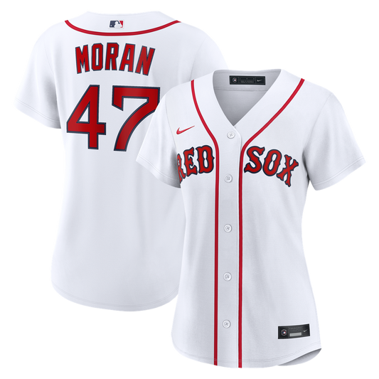 Boston Red Sox Jovani Moran Nike Women's Home Replica Jersey - White MLB Team Jersey Baseball Fan Apparel