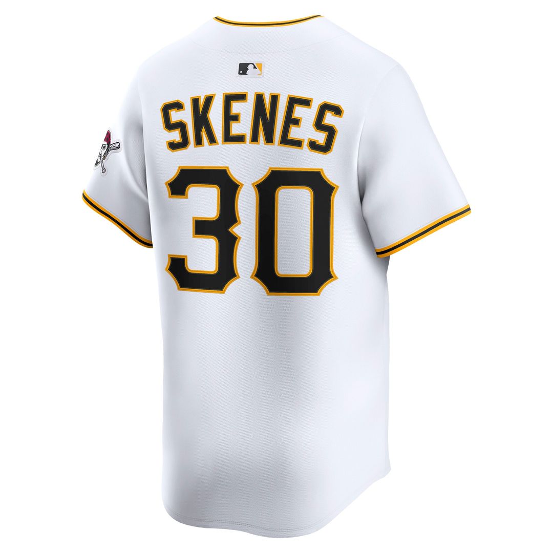 Pittsburgh Pirates Paul Skenes Nike Home Limited Player Jersey - White MLB Team Jersey Baseball Fan Apparel