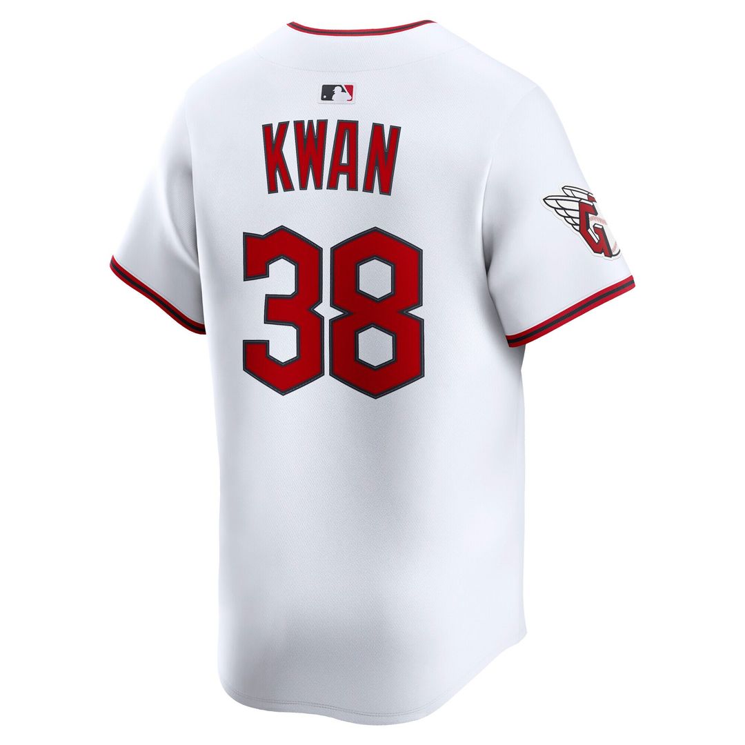 Cleveland Guardians Steven Kwan Nike Home Limited Player Jersey - White MLB Team Jersey Baseball Fan Apparel