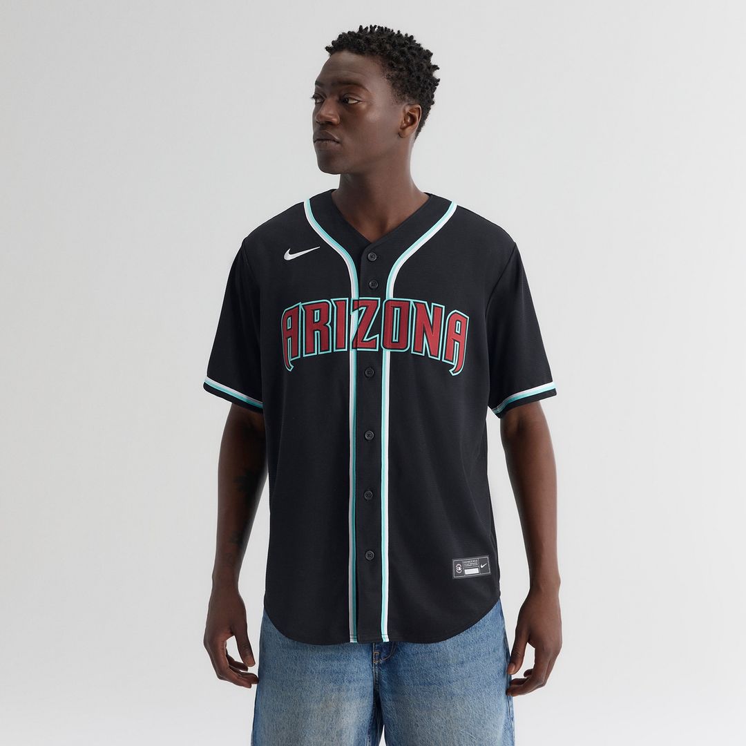 Arizona Diamondbacks Nike Fashion Replica Black Out Jersey MLB Team Jersey Baseball Fan Apparel