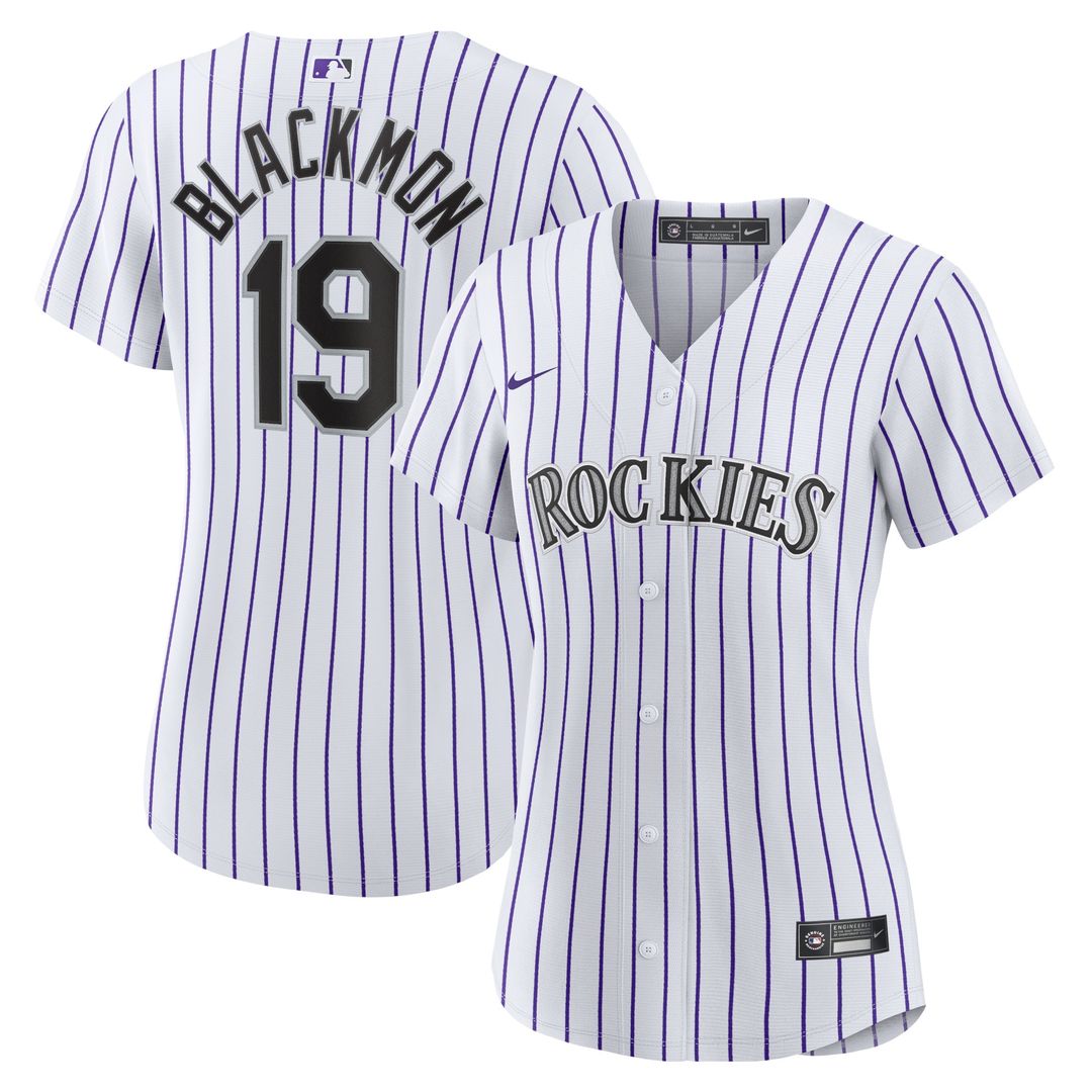 Colorado Rockies Charlie Blackmon Nike Women's Home Replica Player Jersey - White MLB Team Jersey Baseball Fan Apparel