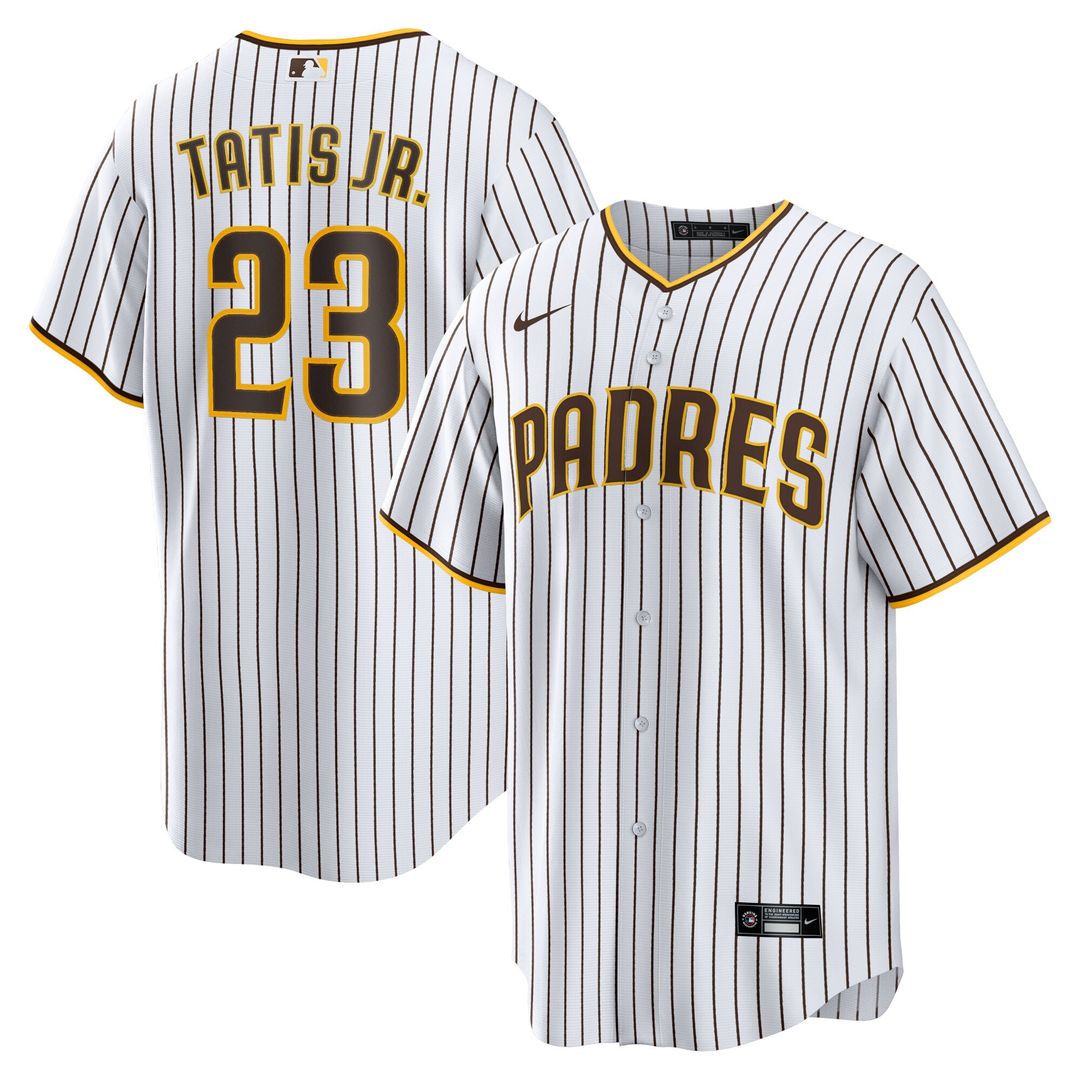 San Diego Padres Fernando Tatis Jr. Nike Home Replica Player Jersey - White MLB Team Jersey Baseball Fan Apparel