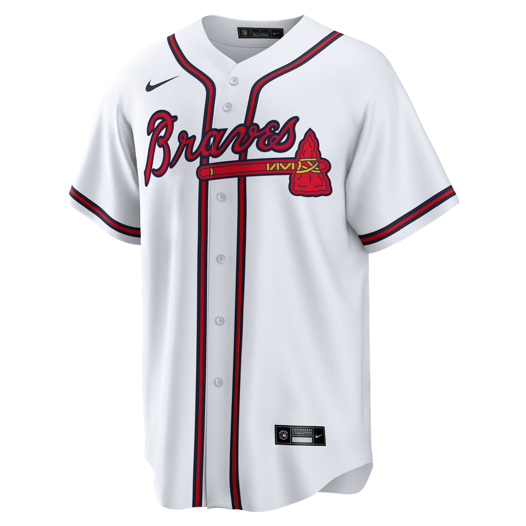 Atlanta Braves Nike Home Big & Tall Replica Jersey - White MLB Team Jersey Baseball Fan Apparel