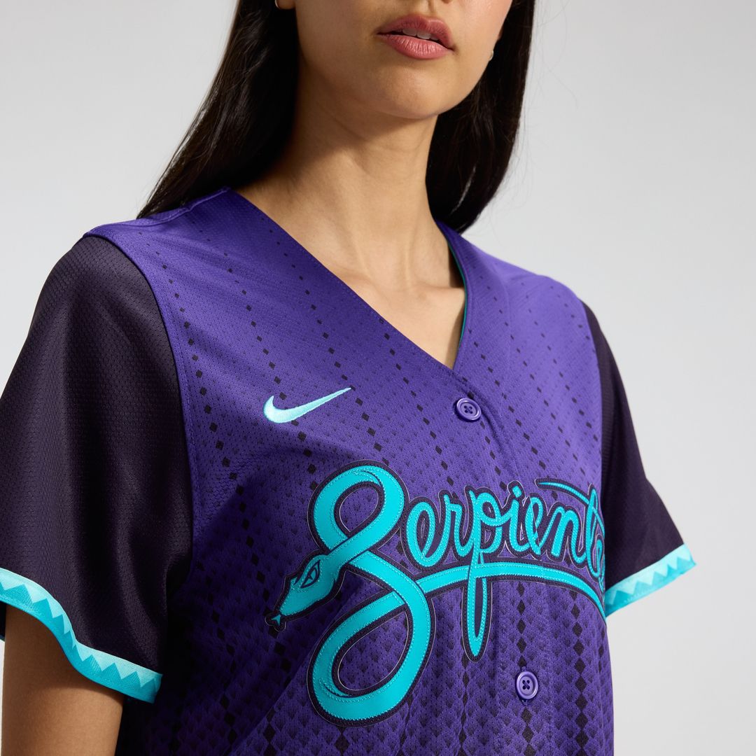 Arizona Diamondbacks Corbin Carroll Nike Women's 2025 City Connect Limited Player Jersey - Purple MLB Team Jersey Baseball Fan Apparel