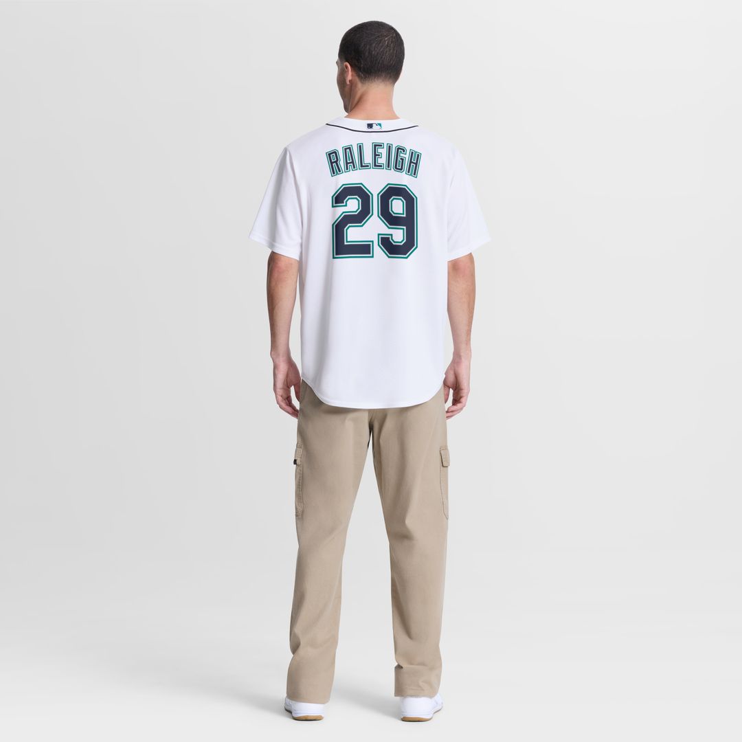 Seattle Mariners Cal Raleigh Nike Road Replica Jersey - Navy MLB Team Jersey Baseball Fan Apparel