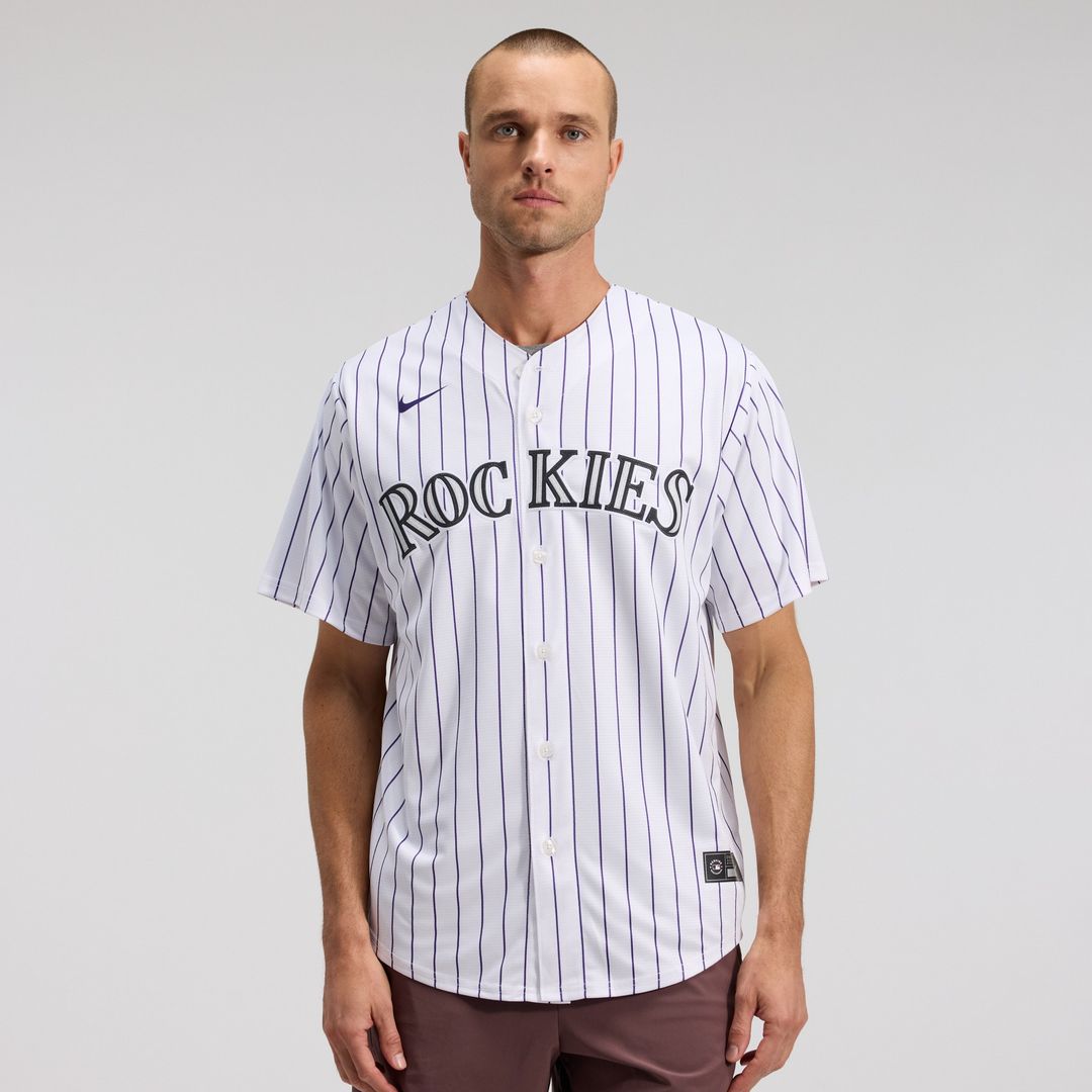 Colorado Rockies Nike Home Replica Team Jersey - White MLB Team Jersey Baseball Fan Apparel
