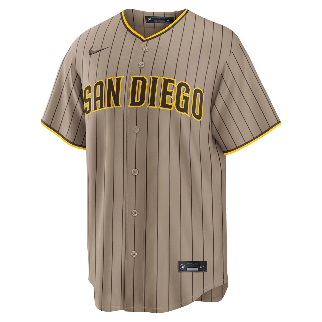 San Diego Padres Nike Home Replica Jersey - White MLB Team Jersey Baseball Fan Apparel