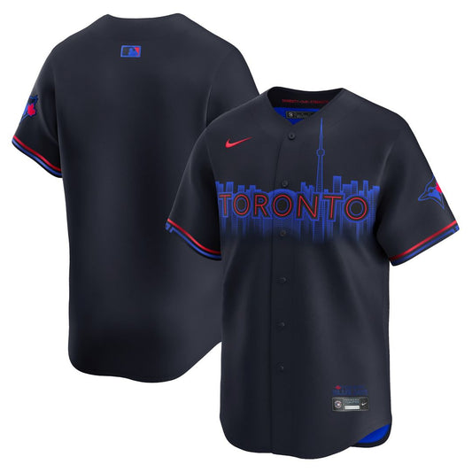 Toronto Blue Jays Nike 2024 City Connect Limited Jersey - Navy MLB Team Jersey Baseball Fan Apparel