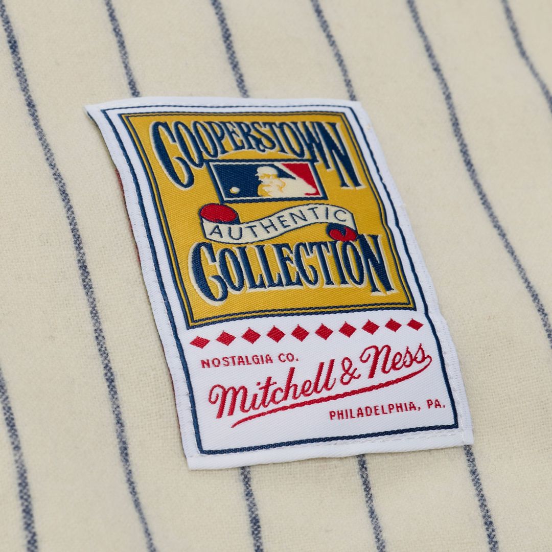 New York Yankees Mickey Mantle Mitchell & Ness 1951 Cooperstown Authentic Jersey - Cream MLB Team Jersey Baseball Fan Apparel