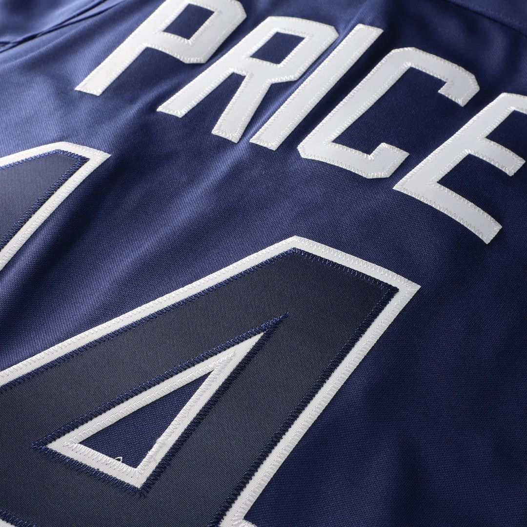 Tampa Bay Rays David Price Mitchell & Ness Authentic Batting Practice Jersey - Blue MLB Team Jersey Baseball Fan Apparel
