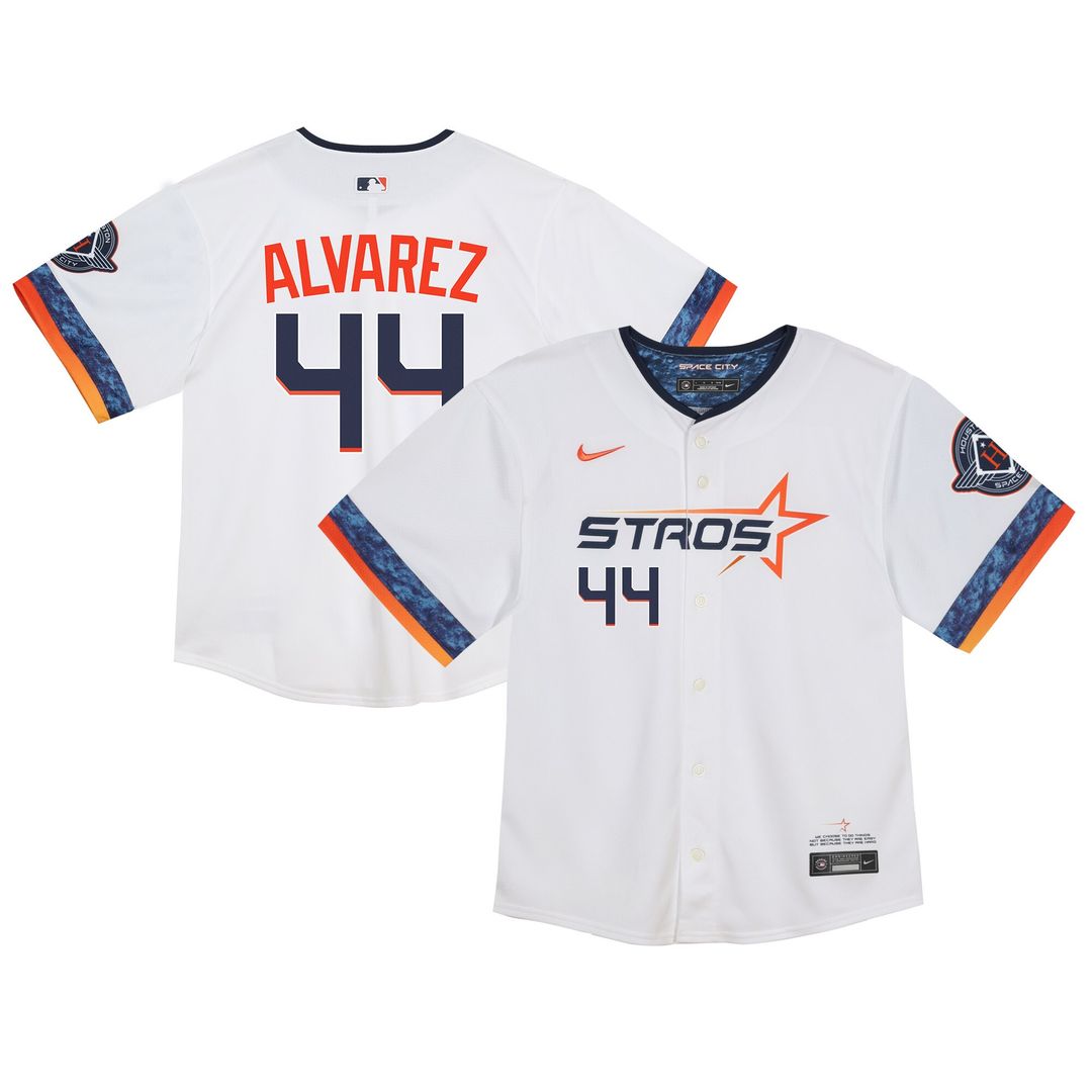 Houston Astros Yordan Alvarez Nike Infant 2025 City Connect Limited Player Jersey - White MLB Team Jersey Baseball Fan Apparel