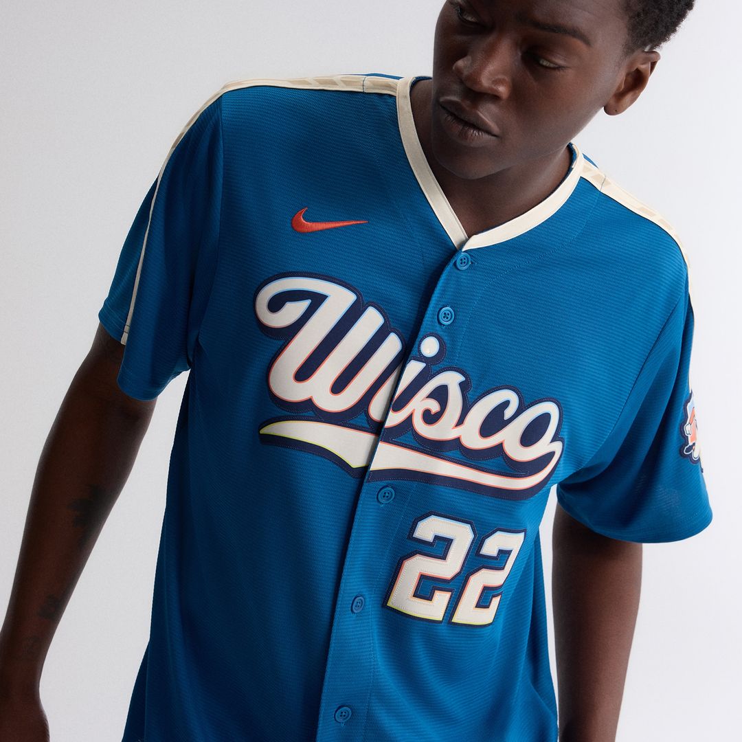 Milwaukee Brewers Christian Yelich Nike 2026 City Connect Stadium Jersey - Mineral Blue MLB Team Jersey Baseball Fan Apparel