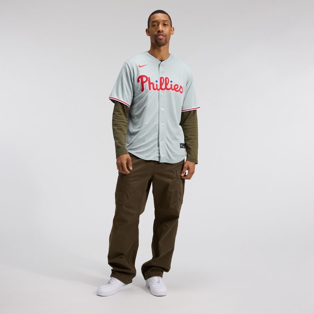 Philadelphia Phillies Bryce Harper Nike Road Replica Jersey - Gray MLB Team Jersey Baseball Fan Apparel