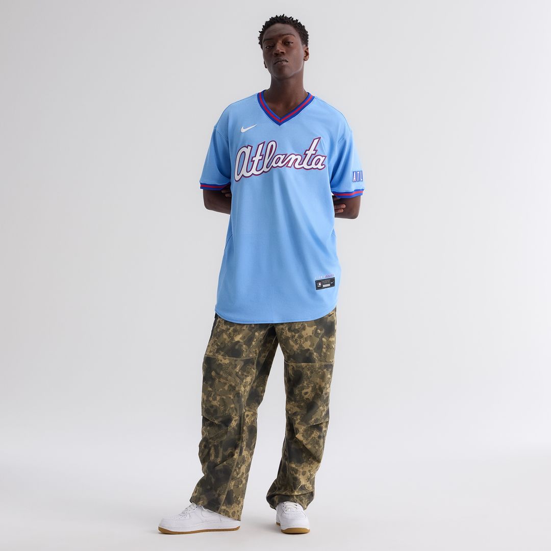 Atlanta Braves Nike 2026 City Connect Authentic Jersey - Powder Blue MLB Team Jersey Baseball Fan Apparel
