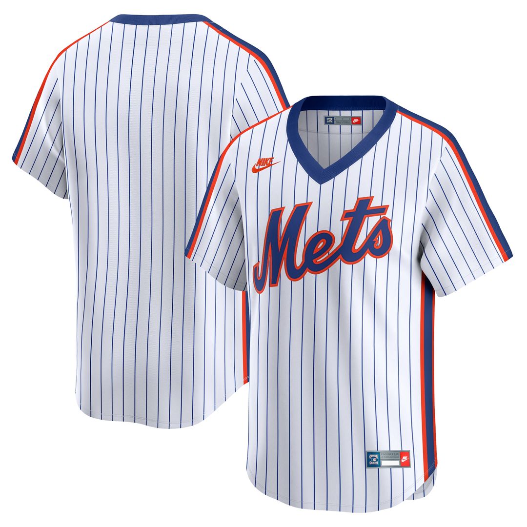 New York Mets Nike Cooperstown Limited Jersey - White MLB Team Jersey Baseball Fan Apparel