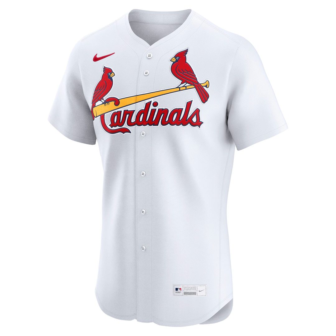 St. Louis Cardinals Nike Home Elite Jersey - White MLB Team Jersey Baseball Fan Apparel