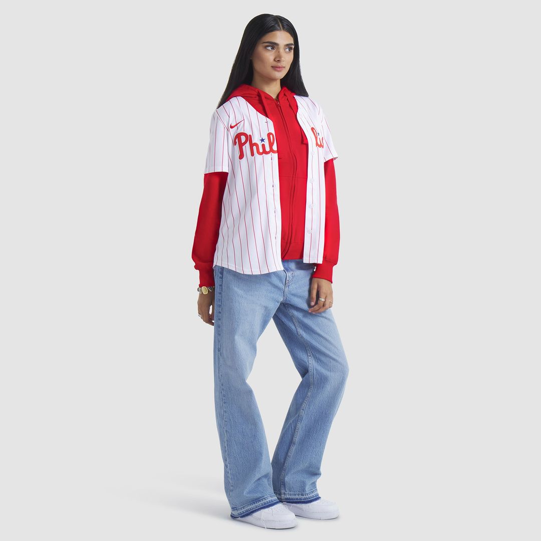 Philadelphia Phillies Bryce Harper Nike Women's Home Limited Player Jersey - White MLB Team Jersey Baseball Fan Apparel