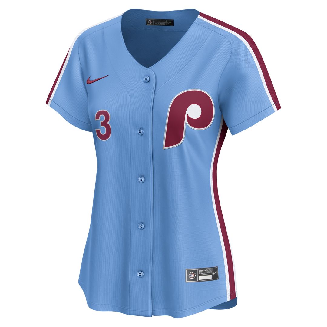 Philadelphia Phillies Bryce Harper Nike Women's Alternate Limited Player Jersey - Light Blue MLB Team Jersey Baseball Fan Apparel