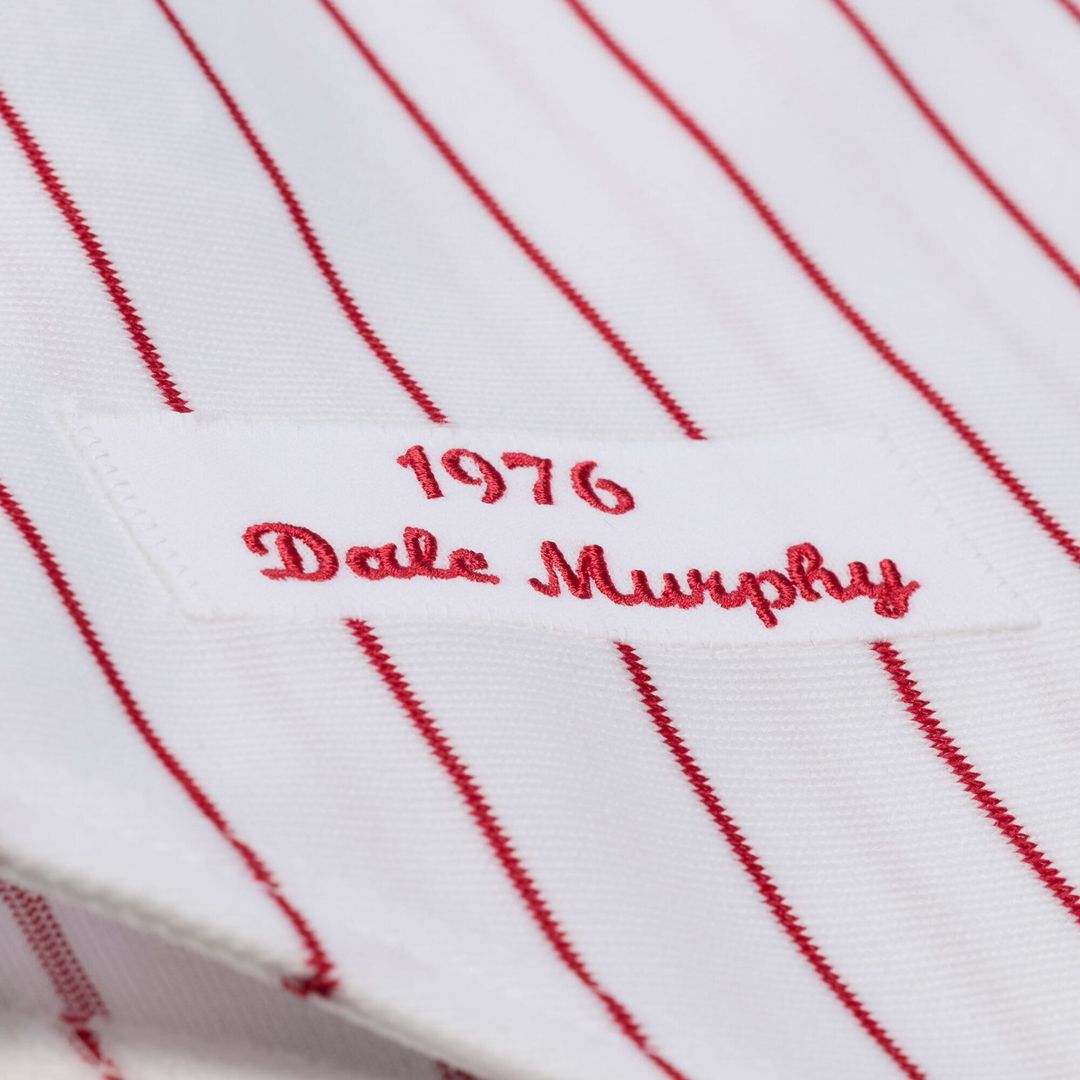 Atlanta Braves Dale Murphy Mitchell & Ness 1976 Authentic Jersey - White MLB Team Jersey Baseball Fan Apparel