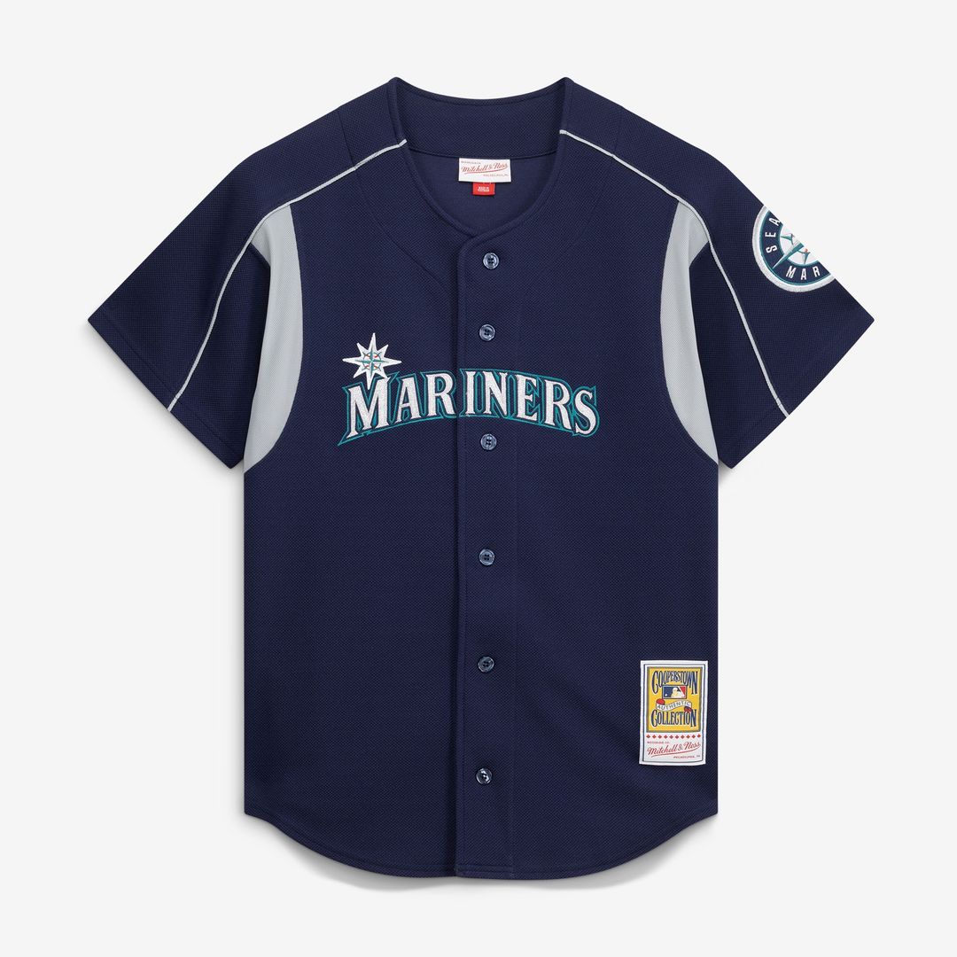 Seattle Mariners Ichiro Suzuki Mitchell & Ness Cooperstown Batting Practice Jersey - Navy MLB Team Jersey Baseball Fan Apparel