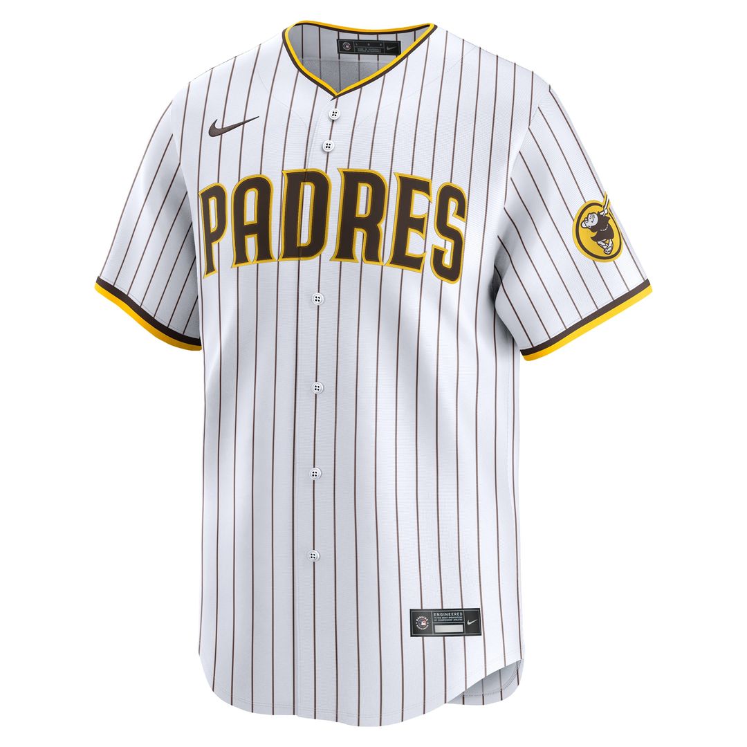 San Diego Padres Nike Home Limited Custom Jersey - White MLB Team Jersey Baseball Fan Apparel