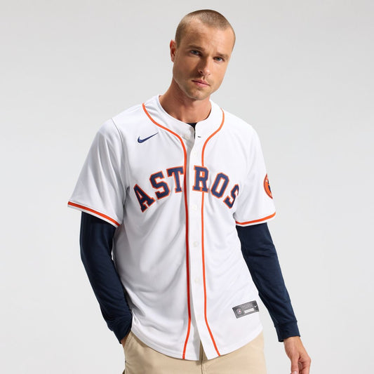 Houston Astros Nike Home Limited Jersey - White MLB Team Jersey Baseball Fan Apparel