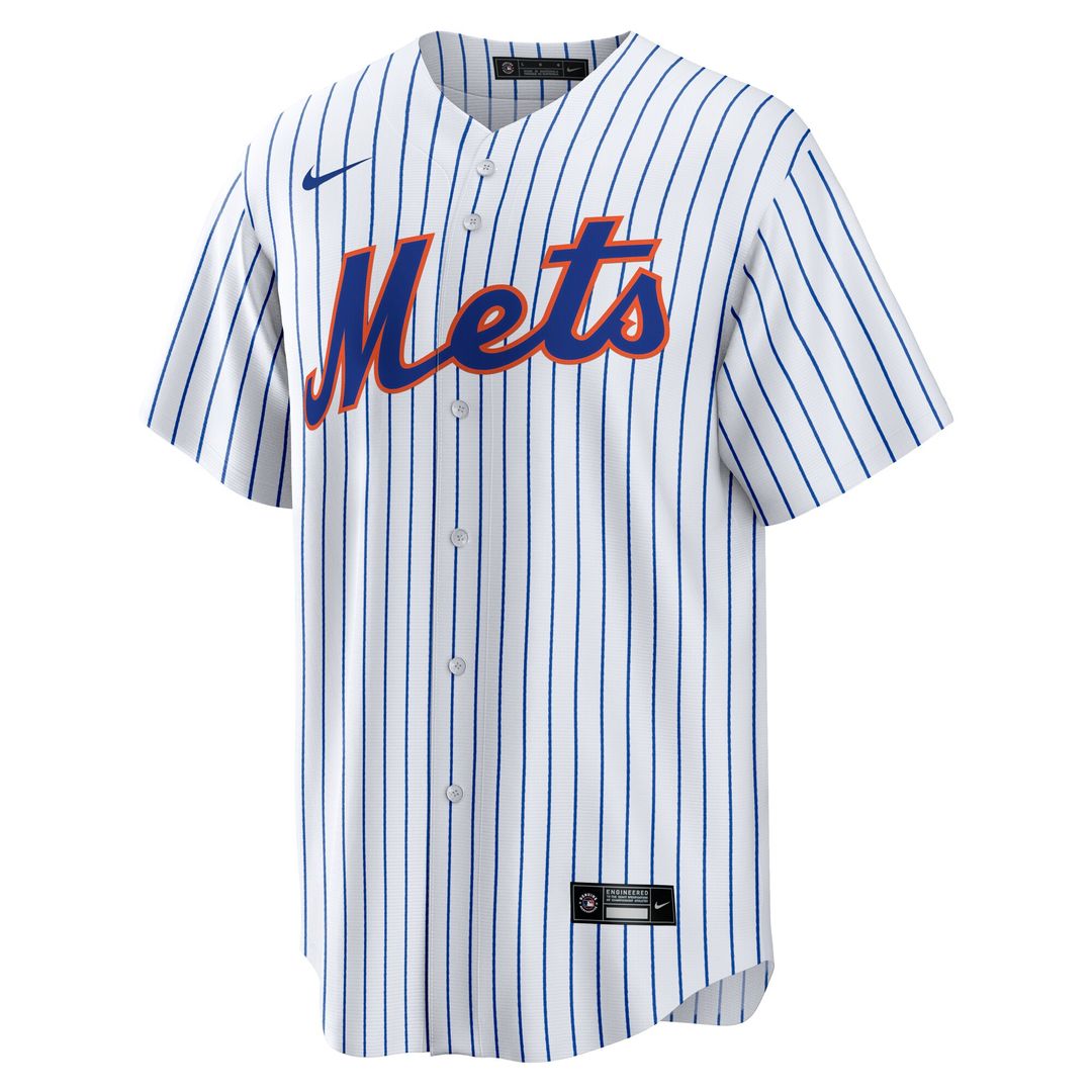 New York Mets Sean Manaea Nike Home Replica Jersey - White MLB Team Jersey Baseball Fan Apparel
