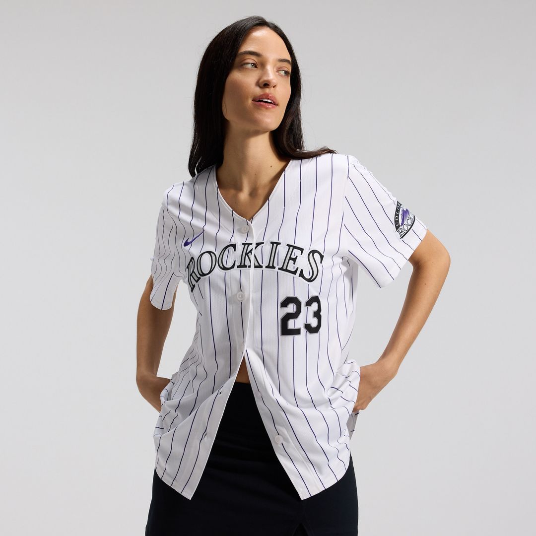 Colorado Rockies Kris Bryant Nike Women's Home Limited Player Jersey - White MLB Team Jersey Baseball Fan Apparel