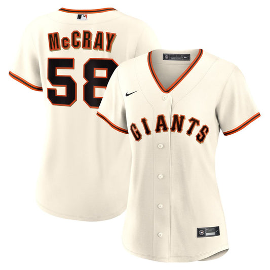 San Francisco Giants Grant McCray Nike Women's Home Replica Jersey - Cream MLB Team Jersey Baseball Fan Apparel