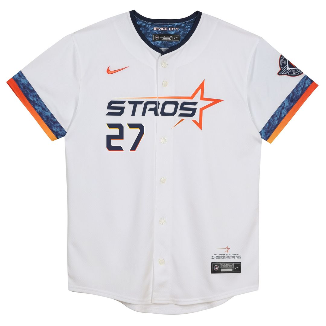 Houston Astros Jose Altuve Nike Preschool 2025 City Connect Limited Player Jersey - White MLB Team Jersey Baseball Fan Apparel