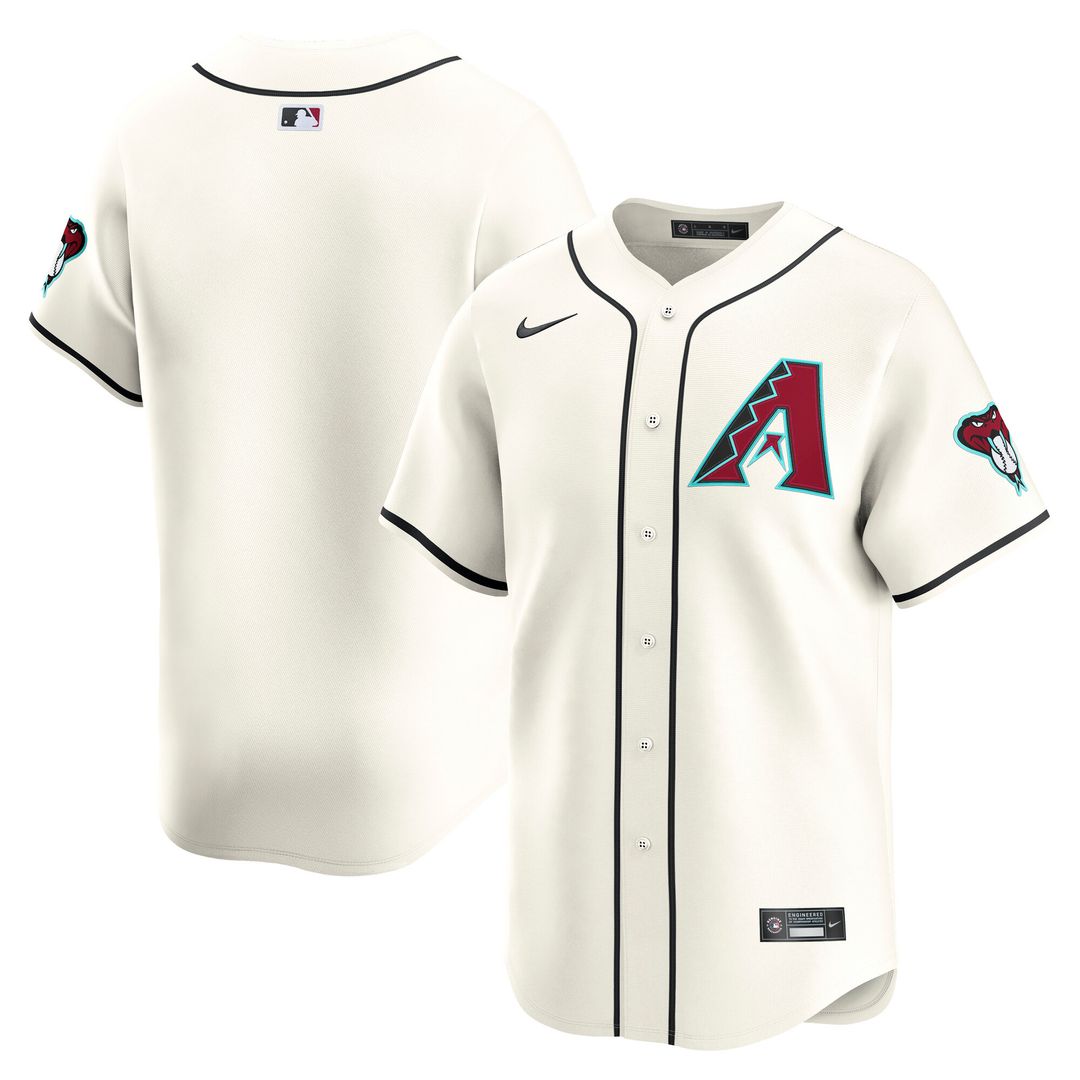 Arizona Diamondbacks Nike Home Limited Jersey - White MLB Team Jersey Baseball Fan Apparel