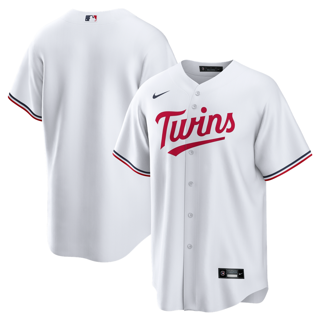 Minnesota Twins Nike Home Big & Tall Replica Jersey - White MLB Team Jersey Baseball Fan Apparel