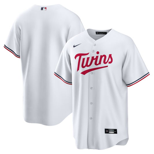 Minnesota Twins Nike Home Big & Tall Replica Jersey - White MLB Team Jersey Baseball Fan Apparel