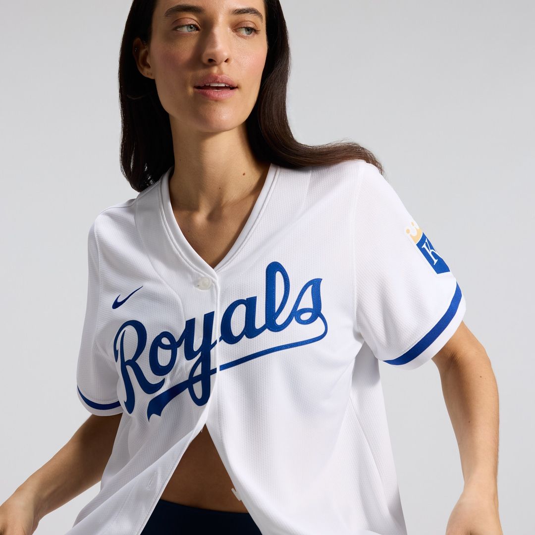 Kansas City Royals Nike Women's Home Limited Jersey - White MLB Team Jersey Baseball Fan Apparel