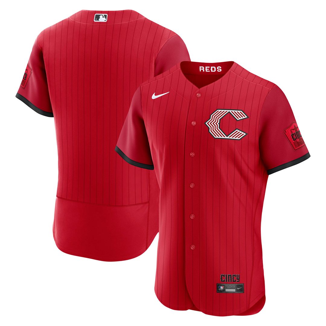 Cincinnati Reds Nike 2026 City Connect Authentic Jersey - Red MLB Team Jersey Baseball Fan Apparel
