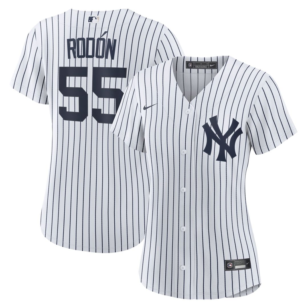 New York Yankees Carlos Rodon Nike Women's Home Replica Jersey - White MLB Team Jersey Baseball Fan Apparel
