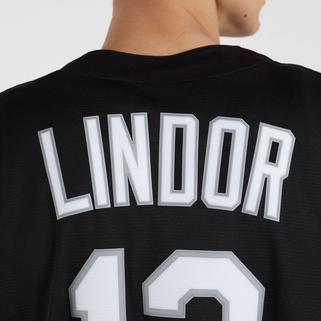 New York Mets Francisco Lindor Nike Replica Player Jersey - Black MLB Team Jersey Baseball Fan Apparel