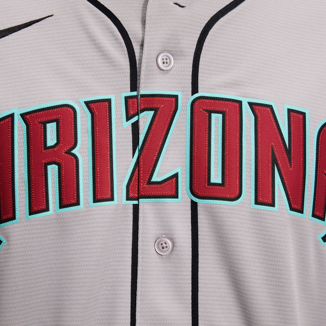 Arizona Diamondbacks Corbin Carroll Nike Road Replica Jersey - Gray MLB Team Jersey Baseball Fan Apparel