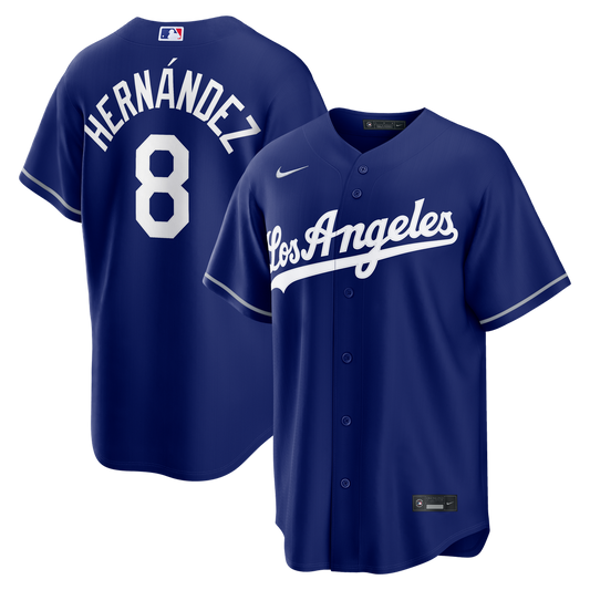 Los Angeles Dodgers Enrique Hernández Nike Alternate Replica Jersey - Royal MLB Team Jersey Baseball Fan Apparel