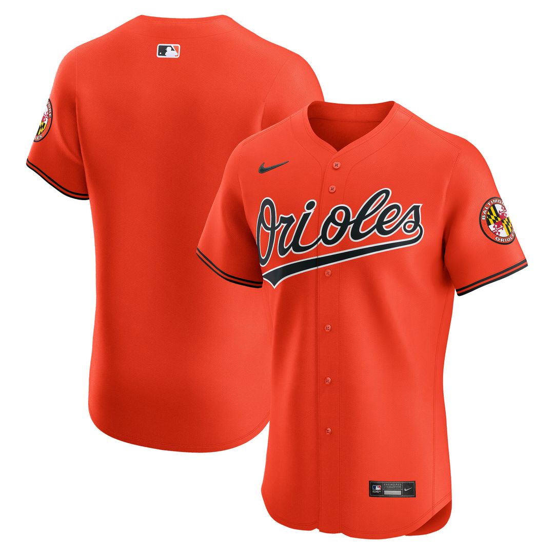 Baltimore Orioles Nike Alternate Elite Jersey - Black MLB Team Jersey Baseball Fan Apparel