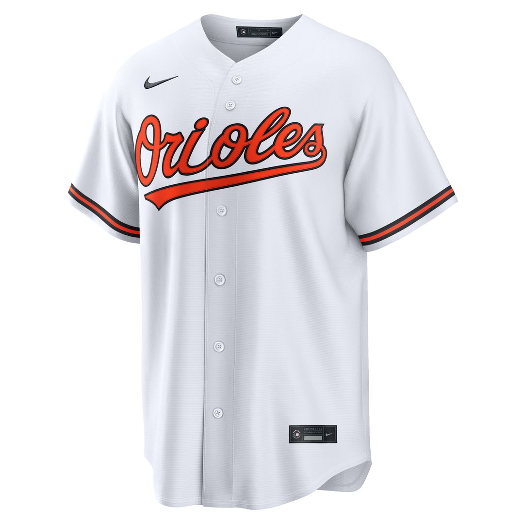Baltimore Orioles Gunnar Henderson Nike Home Replica Jersey - White MLB Team Jersey Baseball Fan Apparel