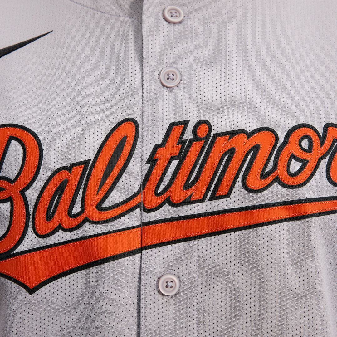 Baltimore Orioles Nike Road Limited Jersey - Gray MLB Team Jersey Baseball Fan Apparel
