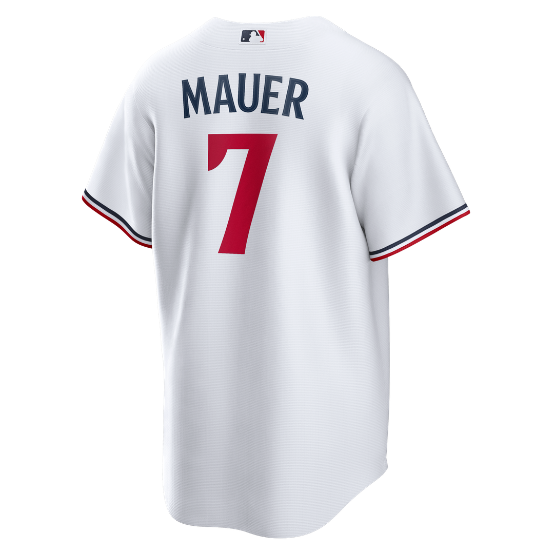 Minnesota Twins Joe Mauer Nike Home Retired Player Replica Jersey - White MLB Team Jersey Baseball Fan Apparel