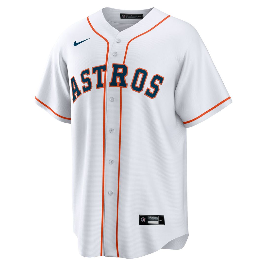 Houston Astros Lance McCullers Jr. Nike Home Replica Jersey - White MLB Team Jersey Baseball Fan Apparel