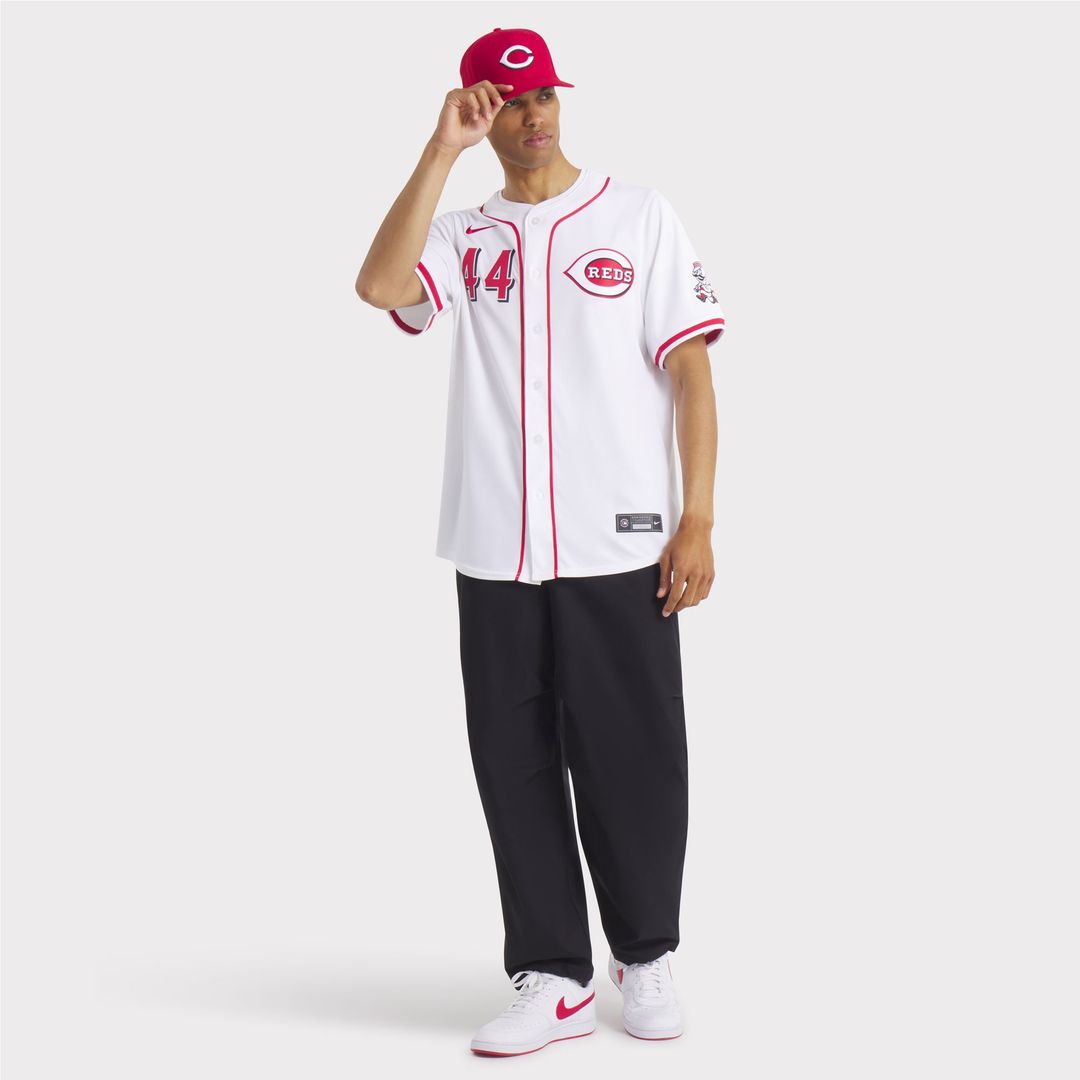 Cincinnati Reds Elly De La Cruz Nike Home Limited Player Jersey - White MLB Team Jersey Baseball Fan Apparel