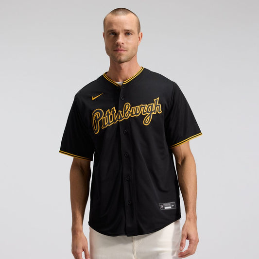 Pittsburgh Pirates Nike Alternate Replica Team Jersey - Black MLB Team Jersey Baseball Fan Apparel